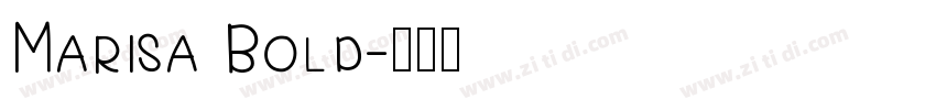 Marisa Bold字体转换